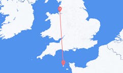 Flyrejser fra Guernsey til Liverpool