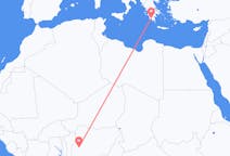Flyreiser fra Ilorin, Nigeria til Kalamata, Hellas