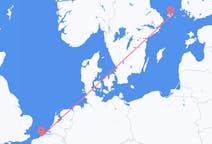 Flyg från Ostend till Mariehamn