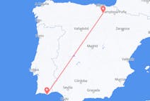 Vuelos del distrito de Faro, Portugal a Vitoria, España