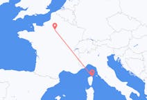 Flyg från Paris, Frankrike till Bastia, Frankrike