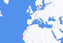 Flug frá Dakar til Växjö