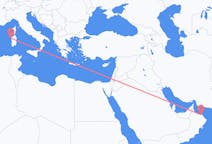 Voli da Moscato, Oman to Alghero, Italia