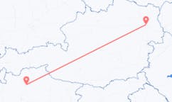 Flyreiser fra Bolzano, Italia til Vienna, Østerrike