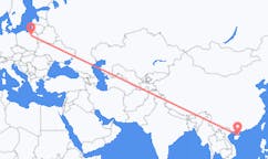 Flyreiser fra Haikou, Kina til Szczytno, Polen