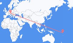 Flights from Funafuti to Salzburg