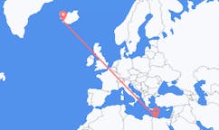 Flyreiser fra Mersa Matruh, Egypt til Reykjavík, Island