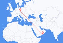 Flyreiser fra Salalah, til Praha
