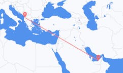 Flyg från Abu Dhabi till Tirana