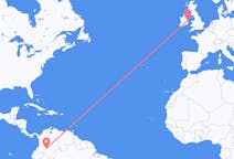 Flyg från La Macarena, Colombia till Dublin, Irland