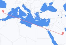 Flyreiser fra Riyadh, til Madrid