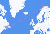 캐나다 시드니에서 출발해 노르웨이 트롬쇠로(으)로 가는 항공편