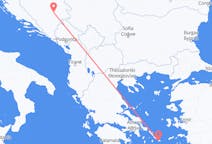 เที่ยวบินจาก ซาราเยโว ไปยัง Mykonos