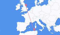 Flyg från Annaba, Algeriet till Kirmington, England