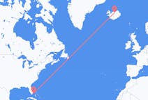 Voos de Bimini, Bahamas para Akureyri, Islândia