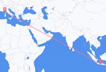 Flüge aus Yogyakarta, Indonesien nach Calvi, Frankreich