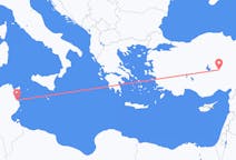 Flug frá Monastir, Túnis til Nevşehir, Tyrklandi