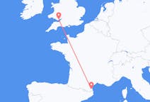 Flyg från Cardiff, Wales till Perpignan, Frankrike
