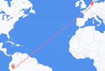 Flyreiser fra Tarapoto, Peru til Münster, Tyskland