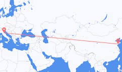 Flyreiser fra Qingdao, Kina til Forli, Italia