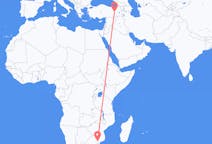 Flyreiser fra Skukuza, Sør-Afrika til Bingöl, Tyrkia