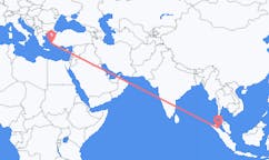 Flyrejser fra Medan, Indonesien til Leros, Grækenland