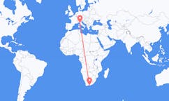 Flyreiser fra Plettenberg Bay, Sør-Afrika til Pisa, Italia