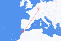 Flyreiser fra Casablanca, Marokko til Saarbrücken, Tyskland
