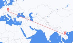 Flyreiser fra Nakhon Phanom Province, Thailand til Linz, Østerrike