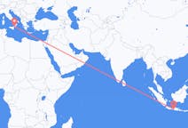Flyreiser fra Yogyakarta, Indonesia til Reggio di Calabria, Italia