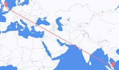 Flyg från Kuantan, Malaysia till Nottingham, England