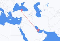 Flyreiser fra Doha, til Karamustafapasa