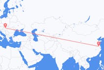 Lennot Yangzhousta Budapestiin