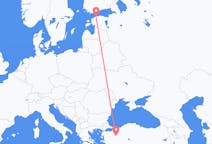 Flyrejser fra Tallinn til Kutahya