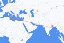 Flyreiser fra Bhubaneswar, til Malta