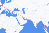 Flyreiser fra Kuala Terengganu, til Paris