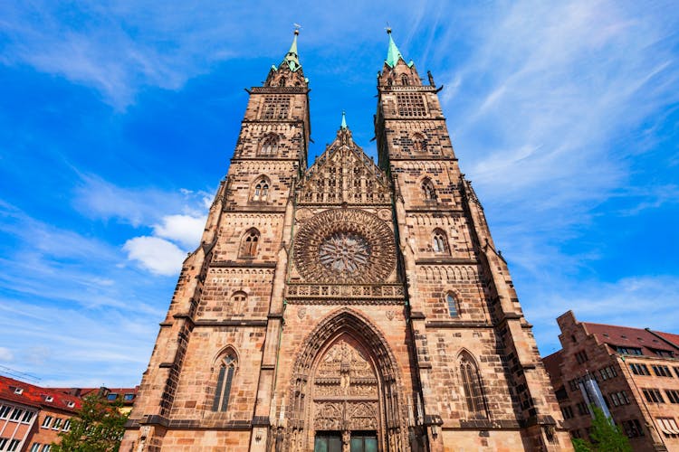 Photo of St. Lorenz or Lawrence Church is a medieval church in Nuremberg old town.