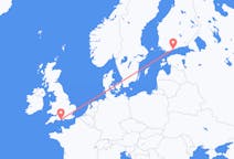Flyreiser fra Helsingfors, Finland til Bournemouth, England