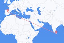 Flyreiser fra Hambantota, Sri Lanka til Madrid, Spania