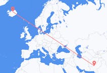 Flyreiser fra Quetta, Pakistan til Akureyri, Island