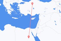 Flug frá Asyut, Egyptalandi til Ankara, Tyrklandi
