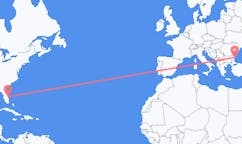 Flyg från Melbourne, USA till Varna, Bulgarien