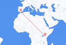 Vluchten van Nairobi naar Malaga
