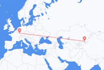 Flyrejser fra Almaty til Saarbrücken