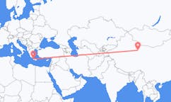 Flyrejser fra Dunhuang, Kina til Chania, Grækenland