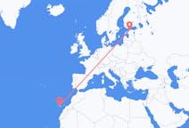 Vluchten van Tallinn naar Tenerife