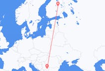 Flyg från Kuopio till staden Niš