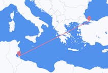 Lennot Djerbasta Istanbuliin