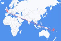 Flyreiser fra Port Vila, til La Rochelle