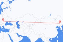 Flyreiser fra Changchun, til Targu Mures